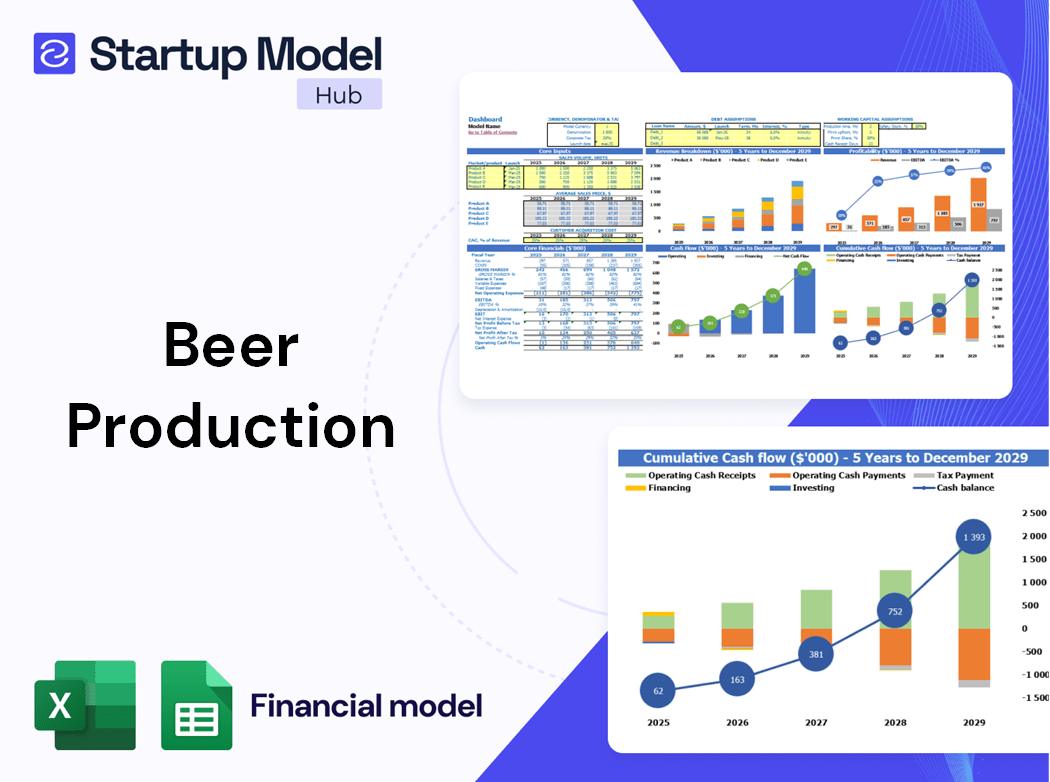 Beer Production Financial Model
